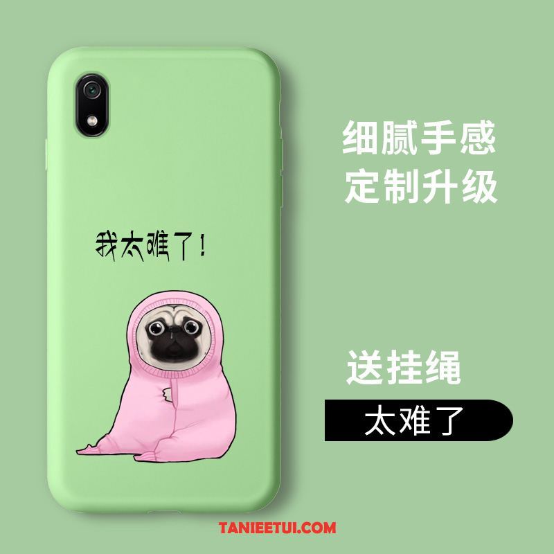 Etui Xiaomi Redmi 7a Czerwony Telefon Komórkowy Silikonowe, Obudowa Xiaomi Redmi 7a All Inclusive Mały Zielony Beige