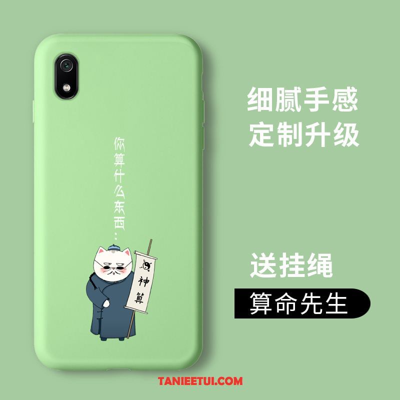 Etui Xiaomi Redmi 7a Czerwony Telefon Komórkowy Silikonowe, Obudowa Xiaomi Redmi 7a All Inclusive Mały Zielony Beige