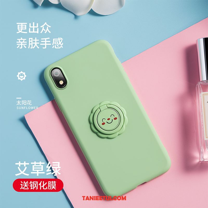 Etui Xiaomi Redmi 7a Czerwony Tendencja Żółty, Pokrowce Xiaomi Redmi 7a Miękki Świeży Ring Beige