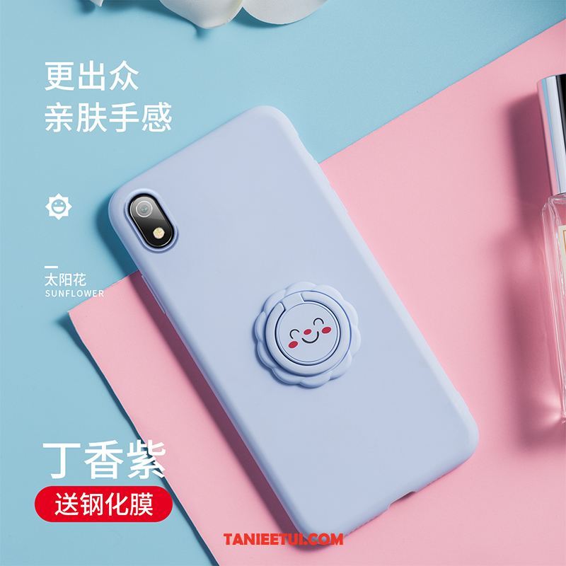 Etui Xiaomi Redmi 7a Czerwony Tendencja Żółty, Pokrowce Xiaomi Redmi 7a Miękki Świeży Ring Beige