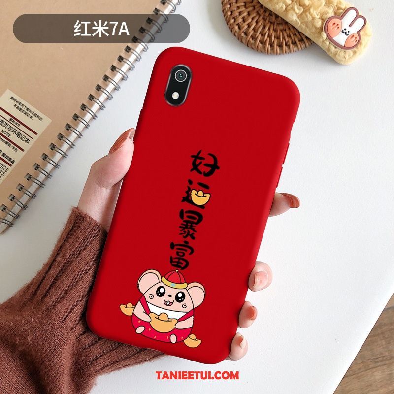 Etui Xiaomi Redmi 7a Duży Ochraniacz Anti-fall, Futerał Xiaomi Redmi 7a Rat Miękki Telefon Komórkowy Beige