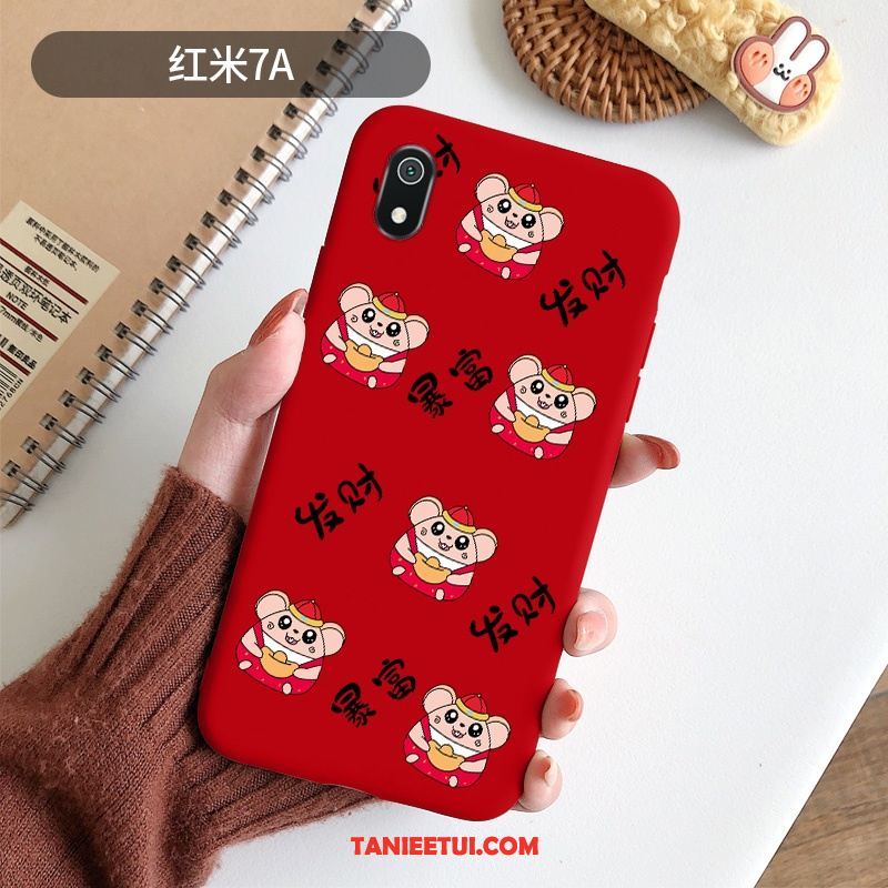 Etui Xiaomi Redmi 7a Duży Ochraniacz Anti-fall, Futerał Xiaomi Redmi 7a Rat Miękki Telefon Komórkowy Beige