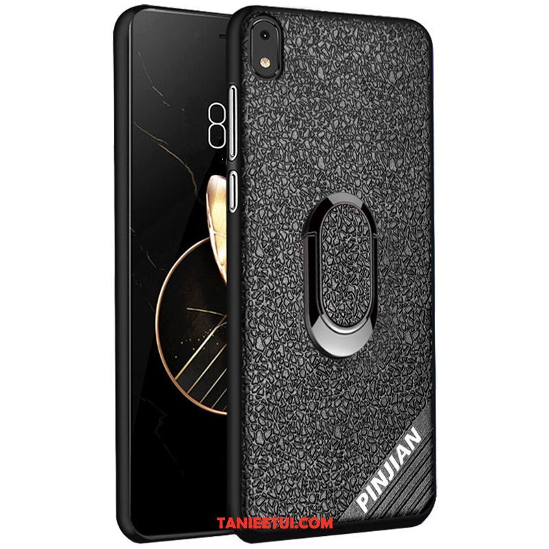 Etui Xiaomi Redmi 7a Nubuku Anti-fall Mały, Futerał Xiaomi Redmi 7a Wzór Antypoślizgowe Sztuczna Skóra Beige