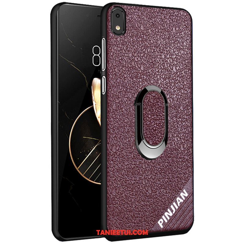 Etui Xiaomi Redmi 7a Nubuku Anti-fall Mały, Futerał Xiaomi Redmi 7a Wzór Antypoślizgowe Sztuczna Skóra Beige