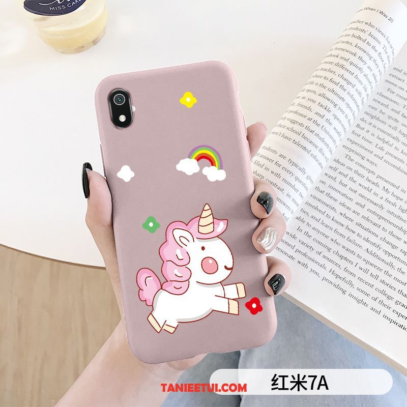 Etui Xiaomi Redmi 7a Piękny Tendencja Niebieski, Pokrowce Xiaomi Redmi 7a Nubuku Cienkie Smok Beige