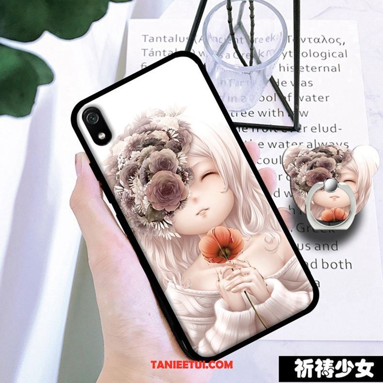 Etui Xiaomi Redmi 7a Szkło Hartowane Telefon Komórkowy Anti-fall, Obudowa Xiaomi Redmi 7a Student Czerwony Czarny Beige