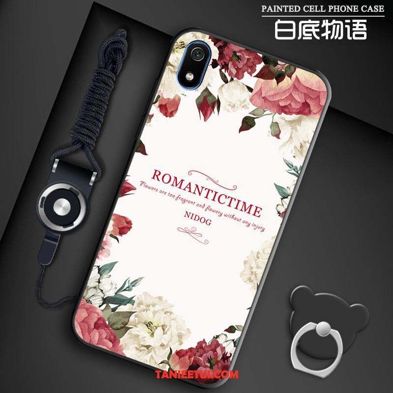 Etui Xiaomi Redmi 7a Tendencja Mały Anti-fall, Obudowa Xiaomi Redmi 7a All Inclusive Wspornik Czerwony Beige