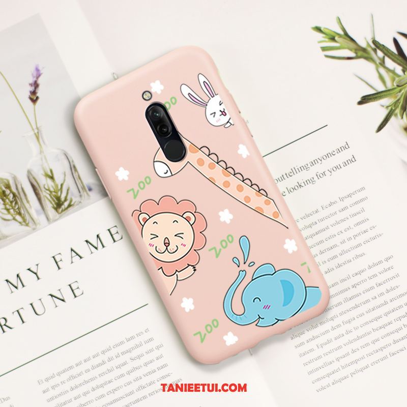 Etui Xiaomi Redmi 8 Cienkie Żółty Silikonowe, Obudowa Xiaomi Redmi 8 Czerwony Netto All Inclusive Piękny Beige