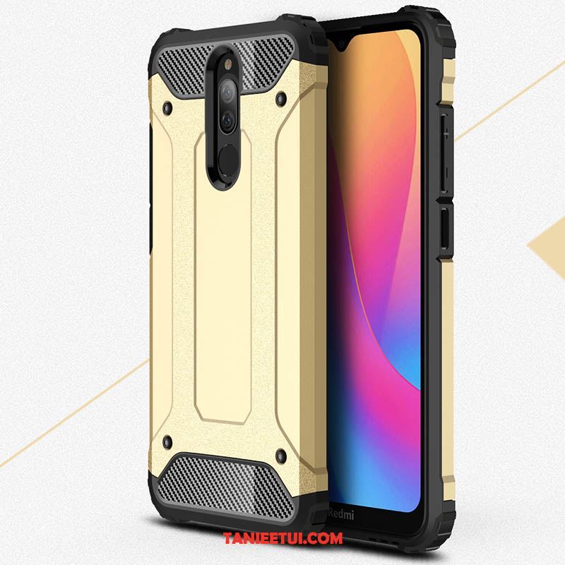 Etui Xiaomi Redmi 8 Filmy All Inclusive Ochraniacz, Futerał Xiaomi Redmi 8 Telefon Komórkowy Czerwony Anti-fall Beige