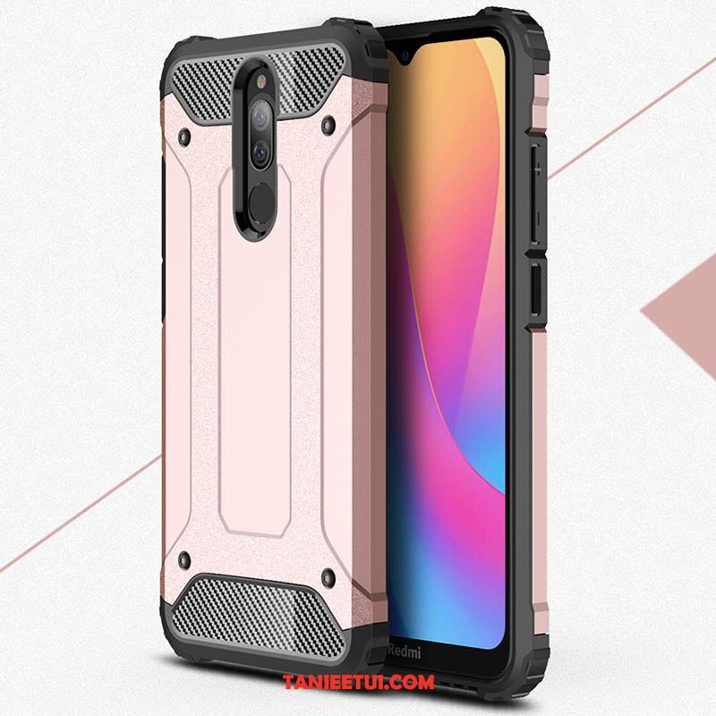 Etui Xiaomi Redmi 8 Filmy All Inclusive Ochraniacz, Futerał Xiaomi Redmi 8 Telefon Komórkowy Czerwony Anti-fall Beige