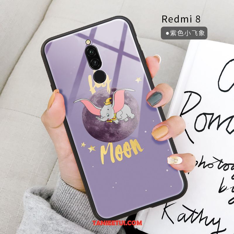 Etui Xiaomi Redmi 8 Ochraniacz Kreatywne Mały, Futerał Xiaomi Redmi 8 Czerwony Miękki Czarny Beige