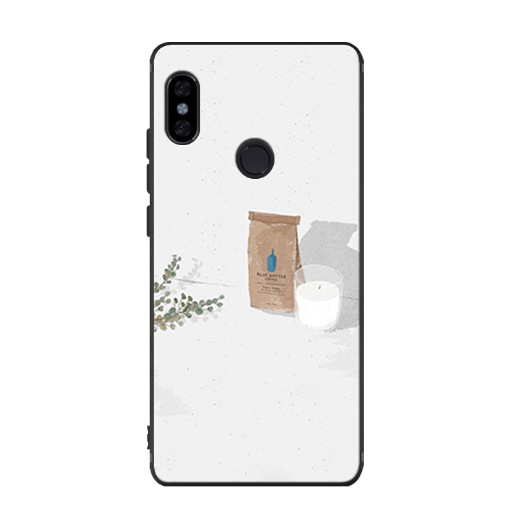 Etui Xiaomi Redmi Note 5 Biały Silikonowe Sztuka, Obudowa Xiaomi Redmi Note 5 Kreatywne Mały Telefon Komórkowy Beige