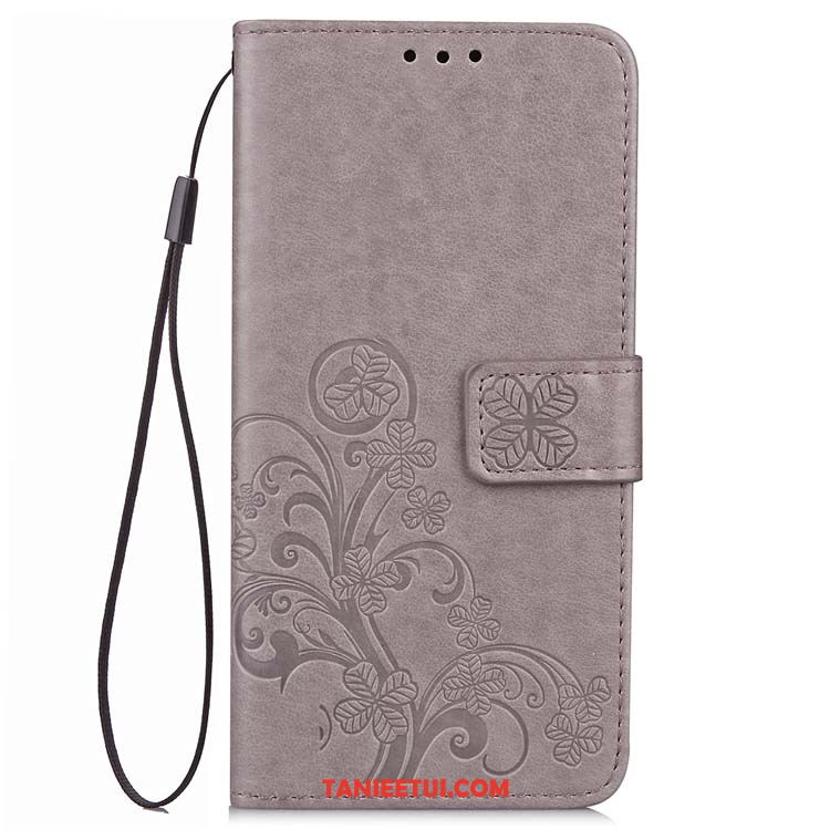 Etui Xiaomi Redmi Note 5 Czerwony Anti-fall Skórzany Futerał, Pokrowce Xiaomi Redmi Note 5 Purpurowy Telefon Komórkowy All Inclusive Beige