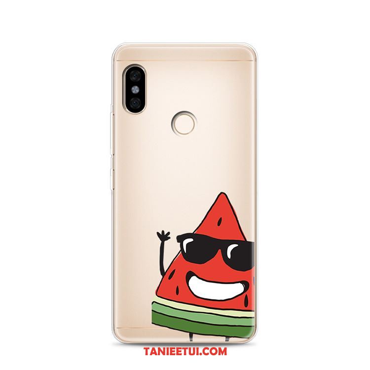 Etui Xiaomi Redmi Note 5 Mały Kreatywne Arbuz, Pokrowce Xiaomi Redmi Note 5 Czerwony Zabawne Owoce Beige