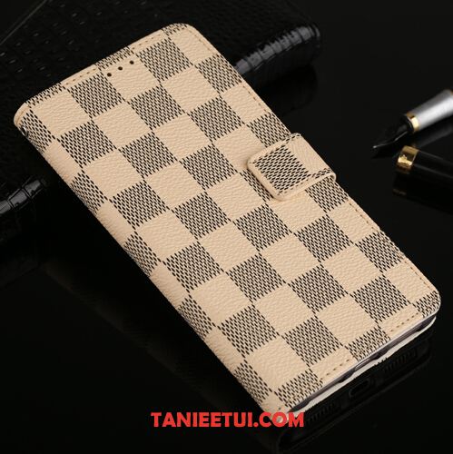 Etui Xiaomi Redmi Note 5 Ochraniacz Mały Wysoki, Obudowa Xiaomi Redmi Note 5 Złoto Anti-fall Skórzany Futerał Beige