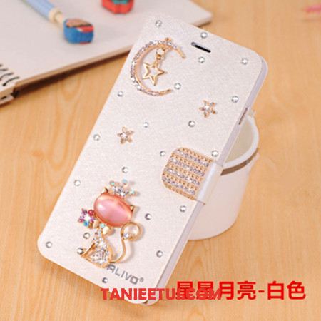 Etui Xiaomi Redmi Note 5 Różowe Czerwony Rhinestone, Pokrowce Xiaomi Redmi Note 5 Ochraniacz Anti-fall Klapa Beige