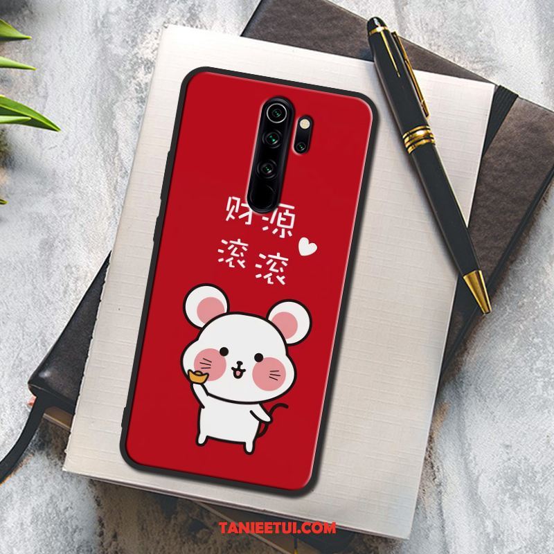 Etui Xiaomi Redmi Note 8 Pro Anti-fall Bogactwo Ochraniacz, Futerał Xiaomi Redmi Note 8 Pro Czerwony Telefon Komórkowy Kreatywne Beige