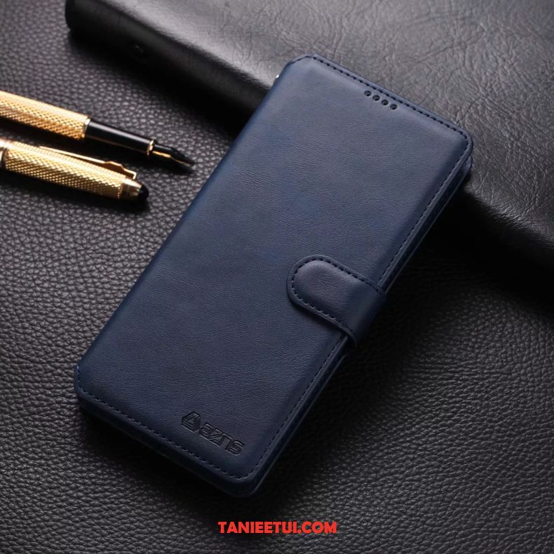 Etui Xiaomi Redmi Note 8 Pro Klapa Mały Skórzany, Futerał Xiaomi Redmi Note 8 Pro Telefon Komórkowy Czerwony Ochraniacz Braun Beige