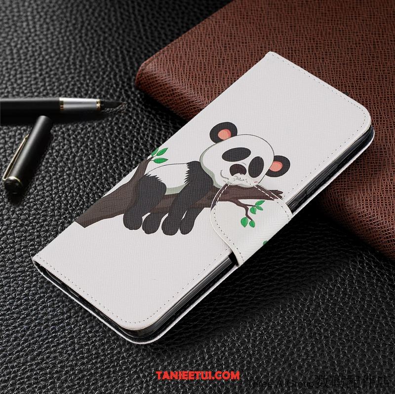 Etui Xiaomi Redmi Note 8 Pro Kreskówka Skórzany Futerał Telefon Komórkowy, Pokrowce Xiaomi Redmi Note 8 Pro Piękny Osobowość Czerwony Beige