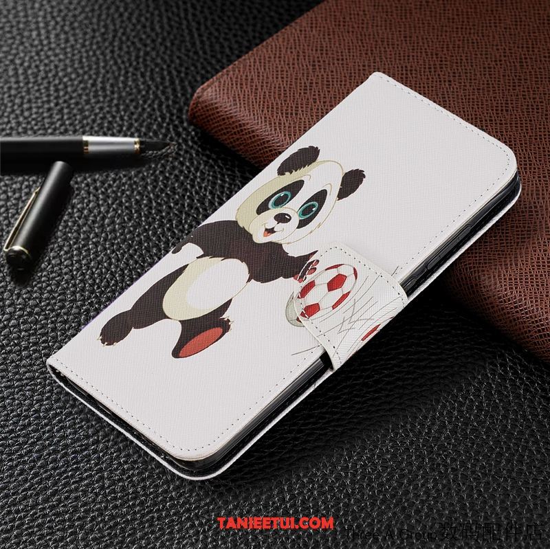 Etui Xiaomi Redmi Note 8 Pro Kreskówka Skórzany Futerał Telefon Komórkowy, Pokrowce Xiaomi Redmi Note 8 Pro Piękny Osobowość Czerwony Beige