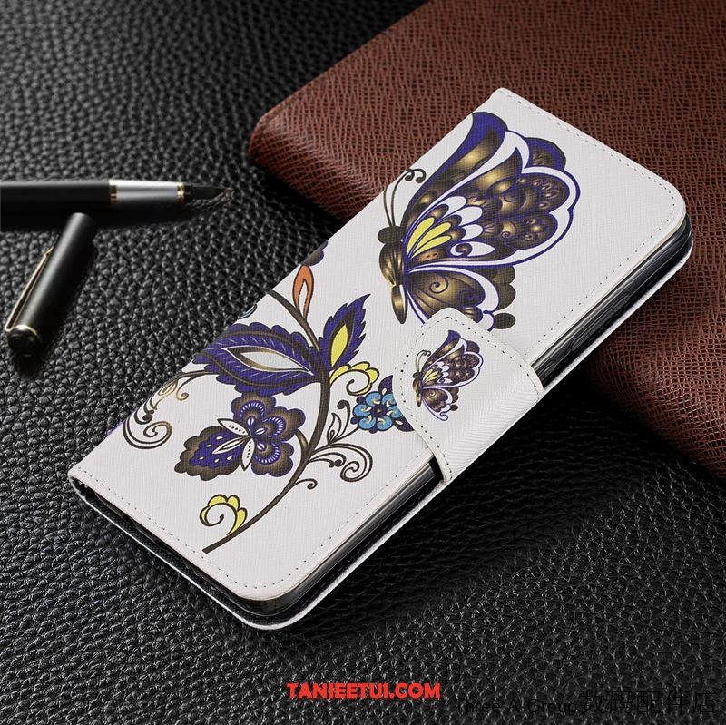 Etui Xiaomi Redmi Note 8 Pro Kreskówka Skórzany Futerał Telefon Komórkowy, Pokrowce Xiaomi Redmi Note 8 Pro Piękny Osobowość Czerwony Beige