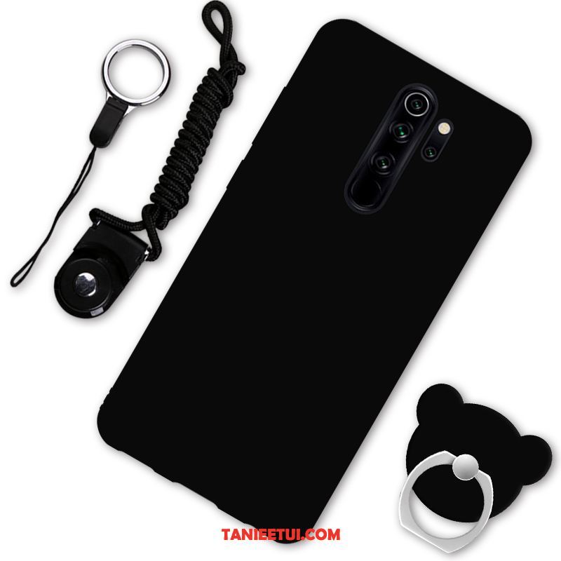 Etui Xiaomi Redmi Note 8 Pro Wspornik Anti-fall Wiszące Ozdoby, Obudowa Xiaomi Redmi Note 8 Pro Kreskówka Telefon Komórkowy Czerwony Beige