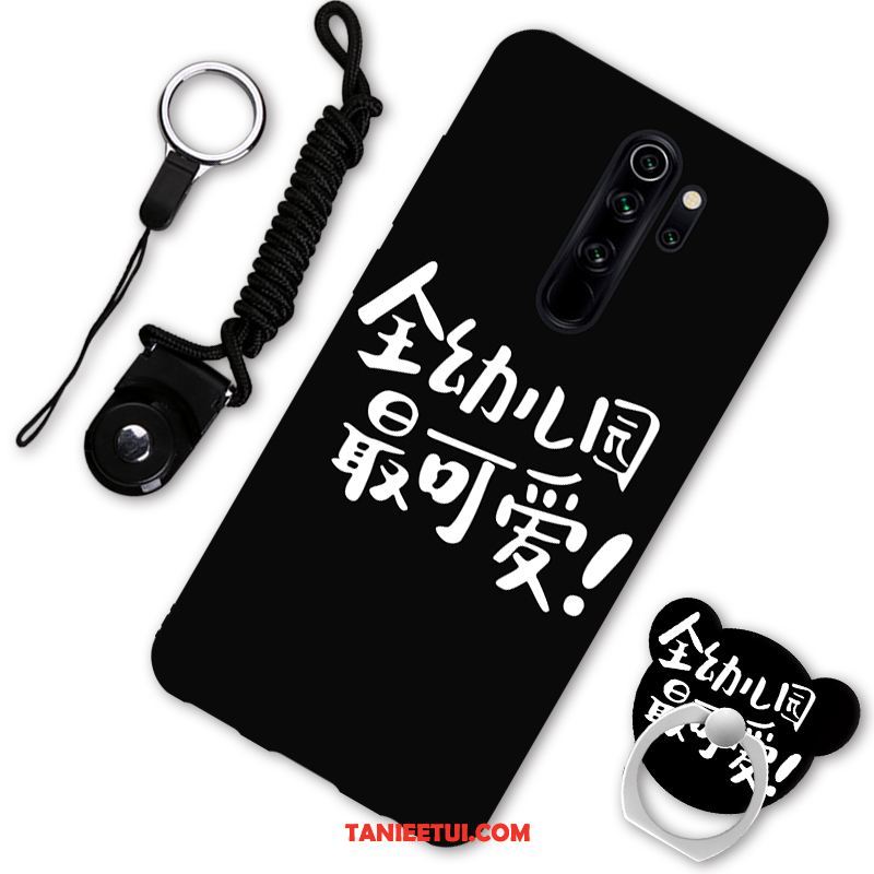 Etui Xiaomi Redmi Note 8 Pro Wspornik Anti-fall Wiszące Ozdoby, Obudowa Xiaomi Redmi Note 8 Pro Kreskówka Telefon Komórkowy Czerwony Beige