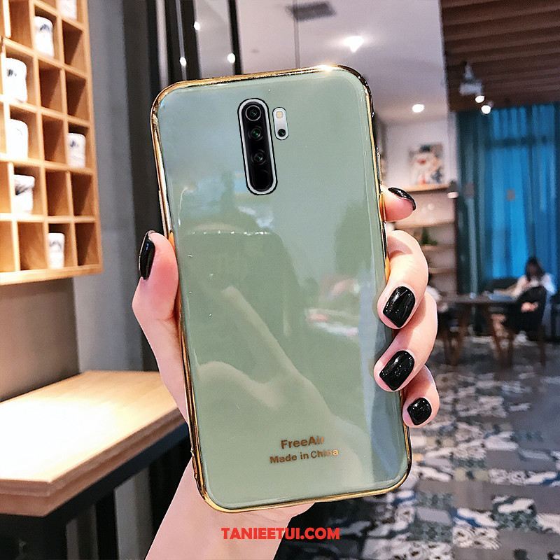 Etui Xiaomi Redmi Note 8 Pro Zielony Ciemnozielony Anti-fall, Pokrowce Xiaomi Redmi Note 8 Pro Szkło Hartowane Filmy Telefon Komórkowy Beige