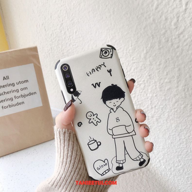 Etui Xiaomi Redmi Note 8t Anti-fall Jedwab Kreatywne, Obudowa Xiaomi Redmi Note 8t Relief Nubuku Mały Beige