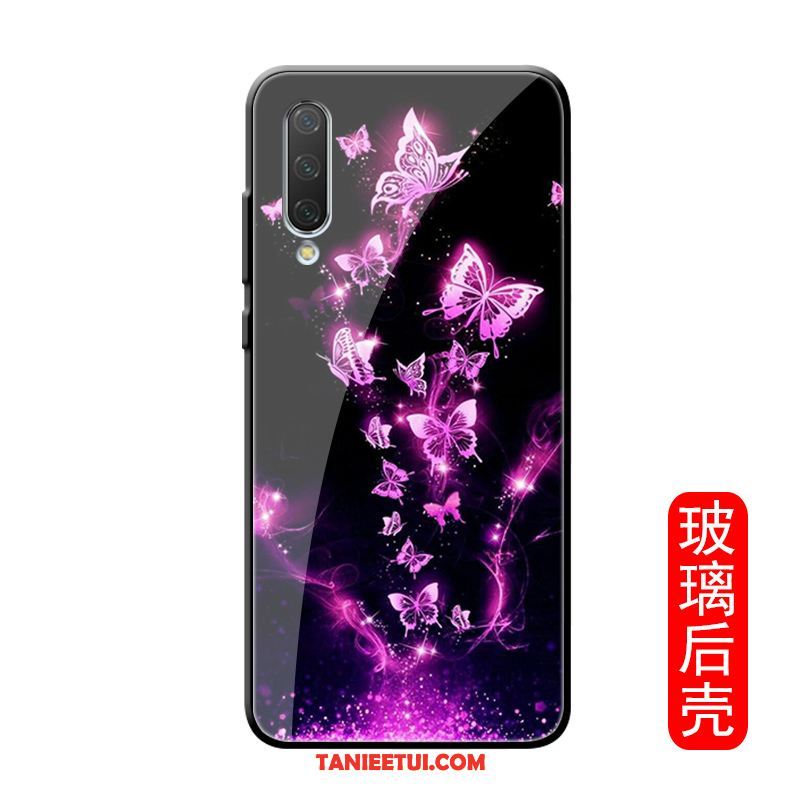 Etui Xiaomi Redmi Note 8t Motyl Sakura Modna Marka, Pokrowce Xiaomi Redmi Note 8t Czerwony Netto Miękki Ręcznie Malowane Beige