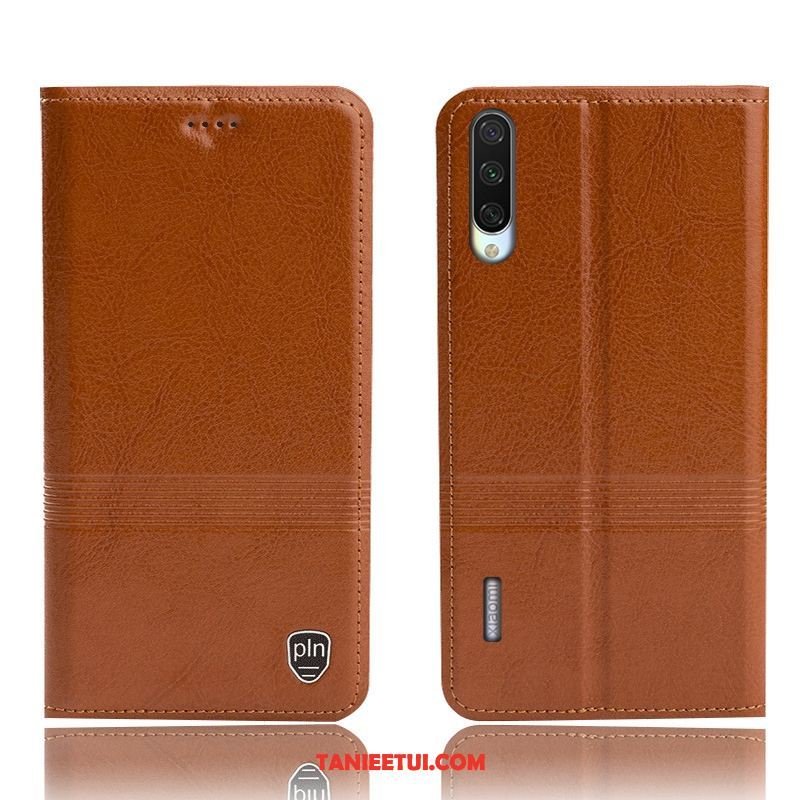 Etui Xiaomi Redmi Note 8t Skórzany Futerał Mały Czerwony, Obudowa Xiaomi Redmi Note 8t Telefon Komórkowy Ochraniacz Anti-fall Beige