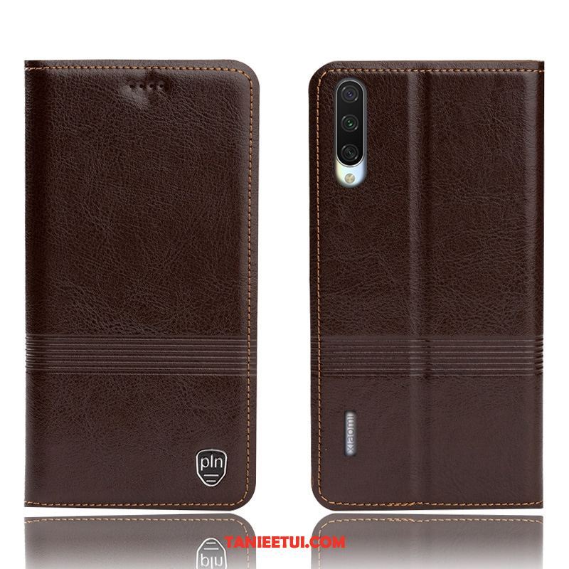 Etui Xiaomi Redmi Note 8t Skórzany Futerał Mały Czerwony, Obudowa Xiaomi Redmi Note 8t Telefon Komórkowy Ochraniacz Anti-fall Beige