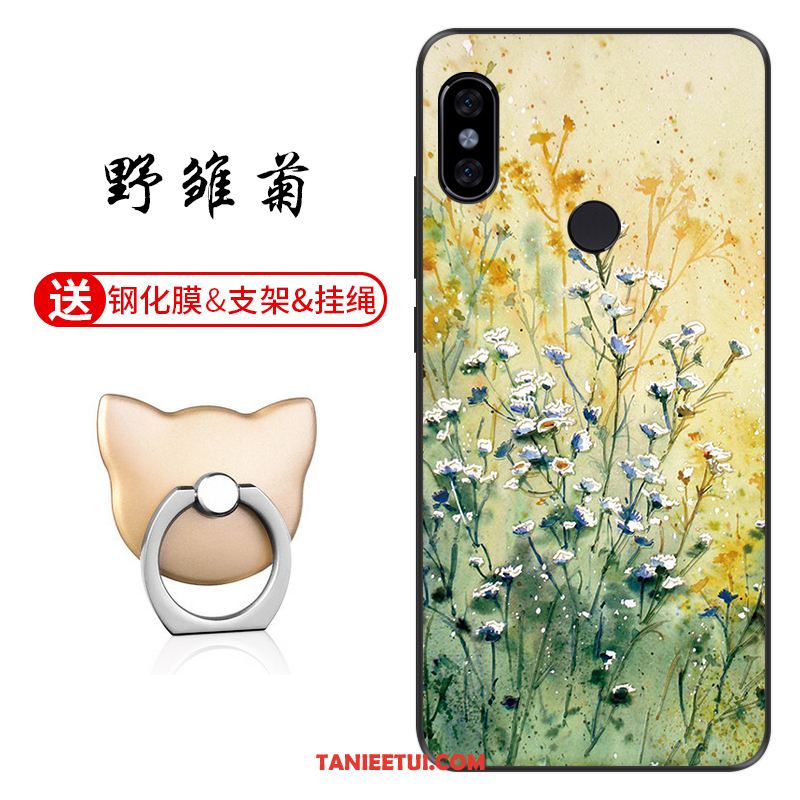 Etui Xiaomi Redmi S2 Dostosowane Anti-fall Relief, Futerał Xiaomi Redmi S2 Ochraniacz Telefon Komórkowy Nubuku Beige