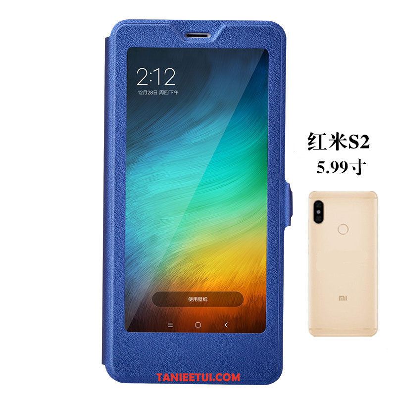 Etui Xiaomi Redmi S2 Ochraniacz Klapa Czerwony, Obudowa Xiaomi Redmi S2 Telefon Komórkowy Czarny Mały Beige