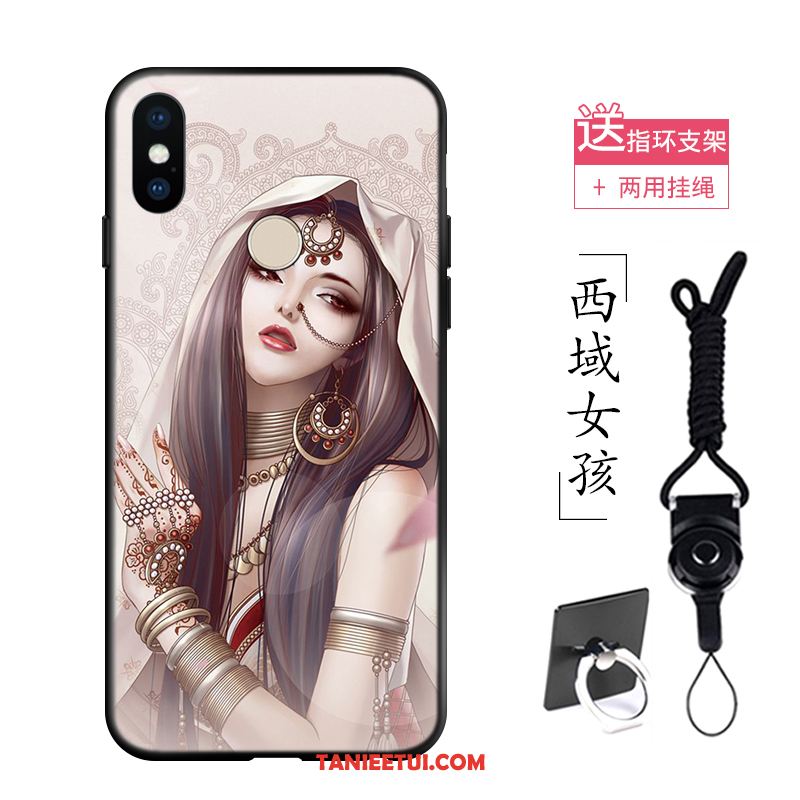 Etui Xiaomi Redmi S2 Telefon Komórkowy Sakura Tatuaż, Pokrowce Xiaomi Redmi S2 Miękki Mały Czerwony Beige