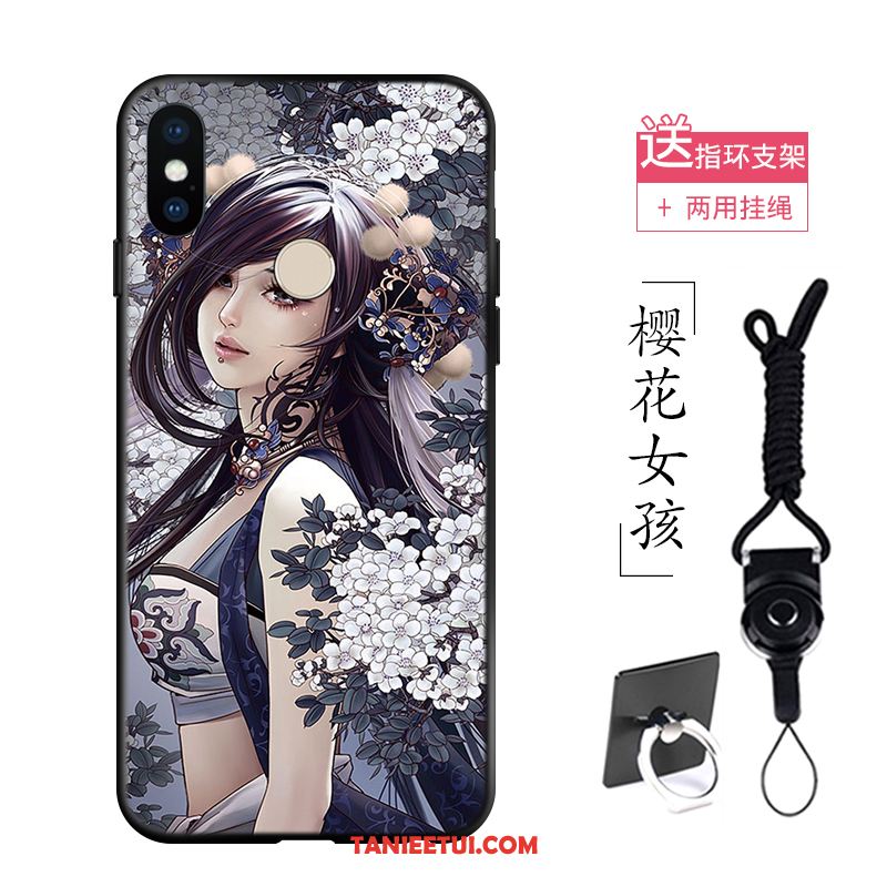 Etui Xiaomi Redmi S2 Telefon Komórkowy Sakura Tatuaż, Pokrowce Xiaomi Redmi S2 Miękki Mały Czerwony Beige