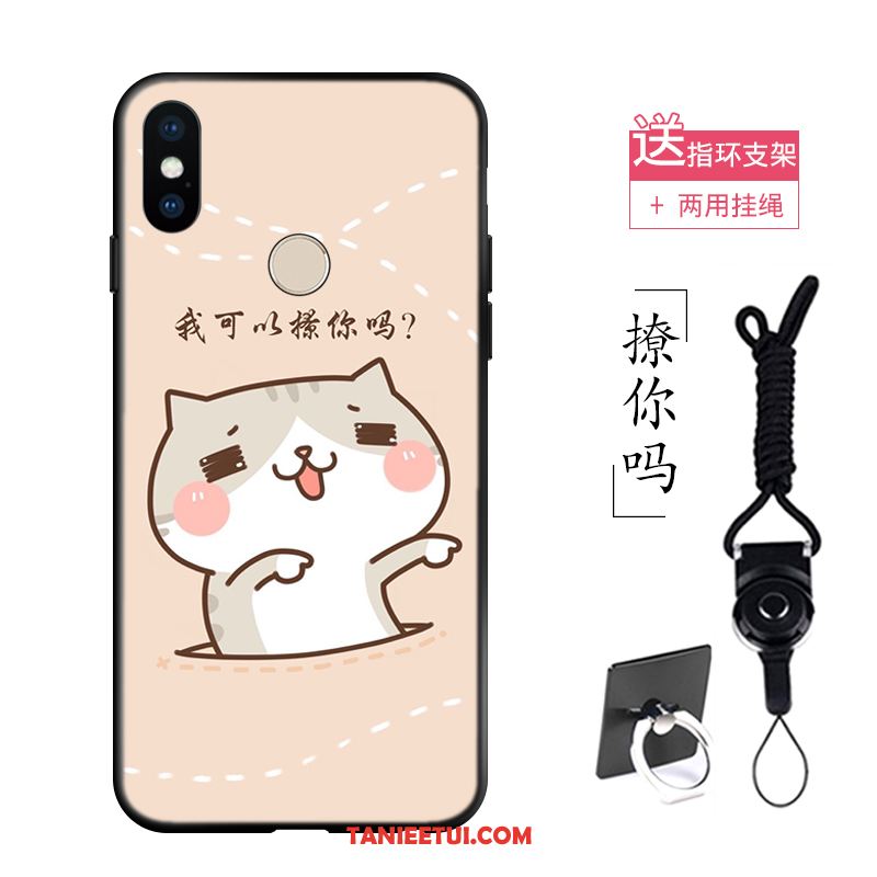 Etui Xiaomi Redmi S2 Zakochani Smok Kotek, Obudowa Xiaomi Redmi S2 Silikonowe Zabawne Miękki Beige