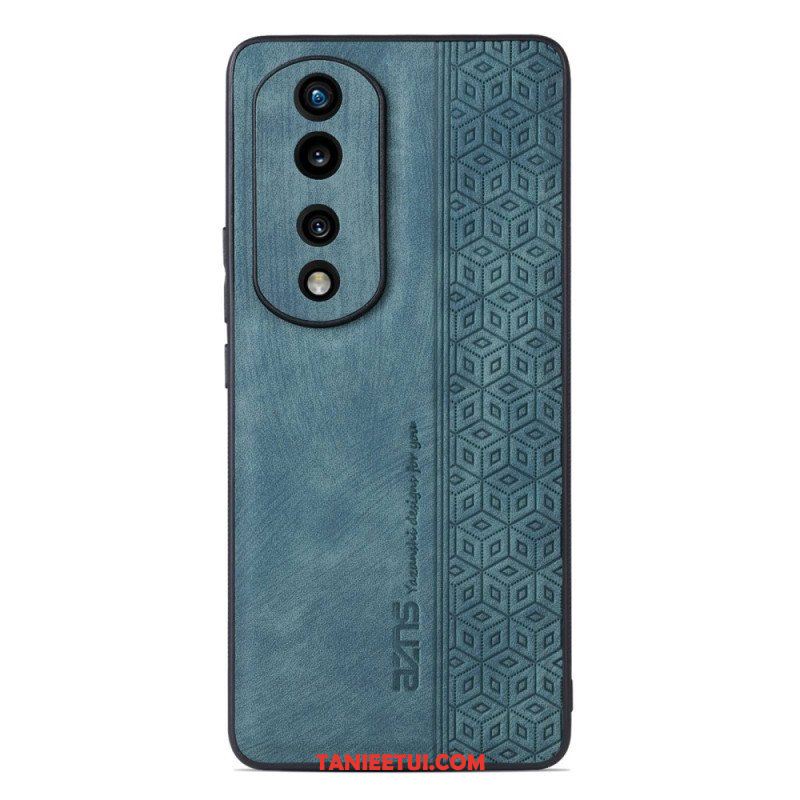 Etui do Honor 70 Efekt Skóry Azns