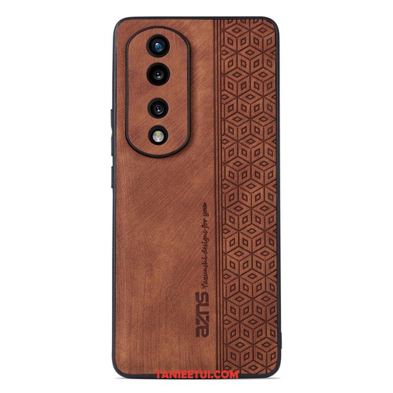 Etui do Honor 70 Efekt Skóry Azns