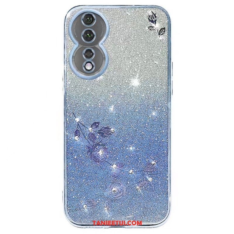 Etui do Honor 90 Różowy Brokat