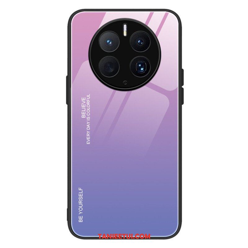 Etui do Huawei Mate 50 Pro Szkło Hartowane Bądź Sobą