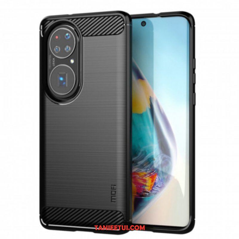 Etui do Huawei P50 Pro Szczotkowane Włókno Węglowe Mofi