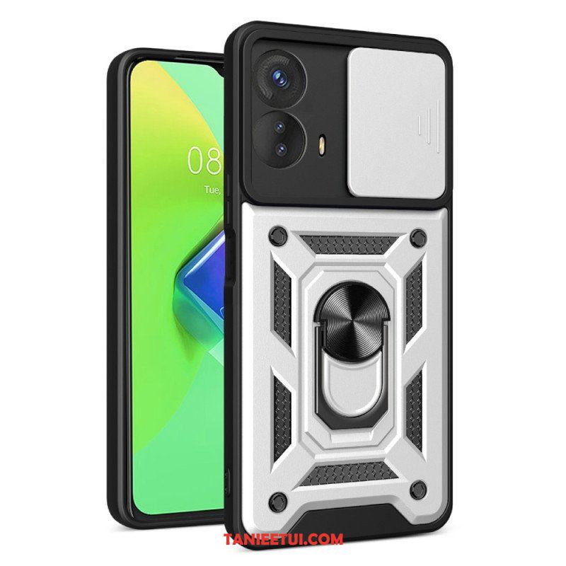Etui do Moto G73 5G Pierścień-wspornik I Osłona Obiektywu