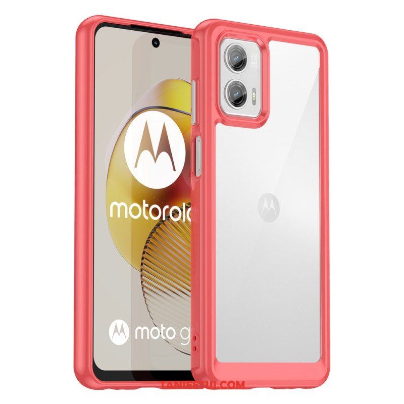 Etui do Moto G73 5G Przezroczysta Hybryda