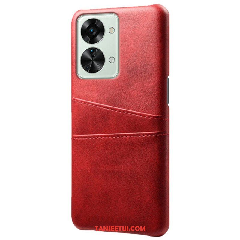 Etui do OnePlus Nord 2T 5G Sztuczna Skóra I Sztywne Tworzywo Sztuczne