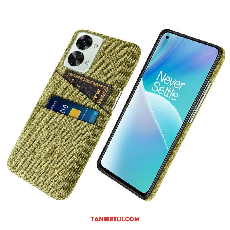 Etui do OnePlus Nord 2T 5G Tkanina O Bardzo Delikatnej Teksturze