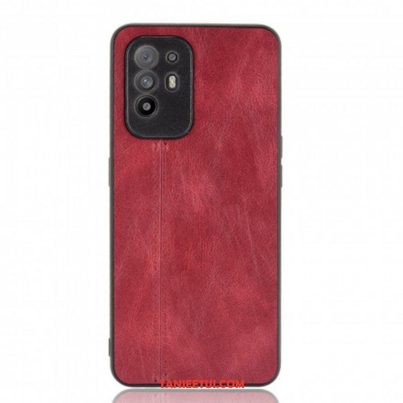 Etui do Oppo A94 5G Skórzany Efekt Couture