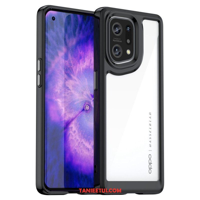 Etui do Oppo Find X5 Hybrydowe Kolorowe Krawędzie