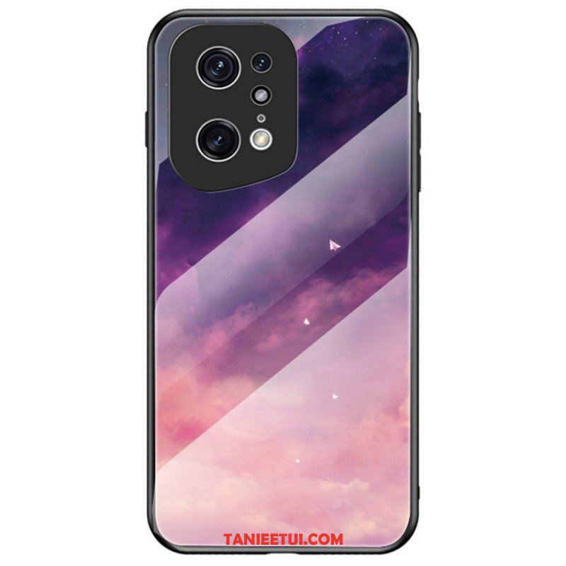 Etui do Oppo Find X5 Pro Marmurowe Szkło Hartowane