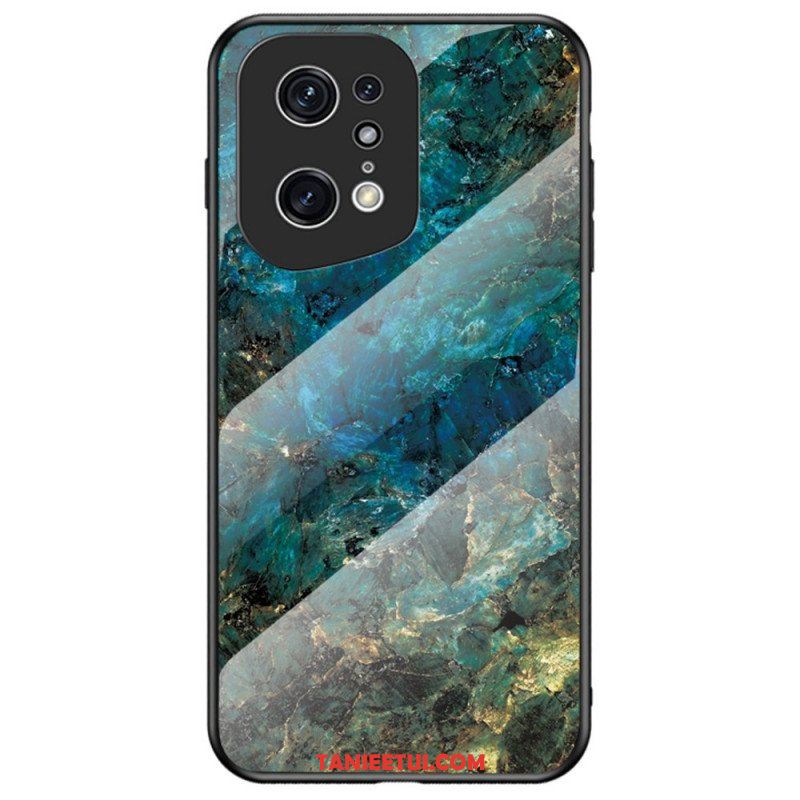 Etui do Oppo Find X5 Pro Szkło Hartowane W Kolorach Marmuru